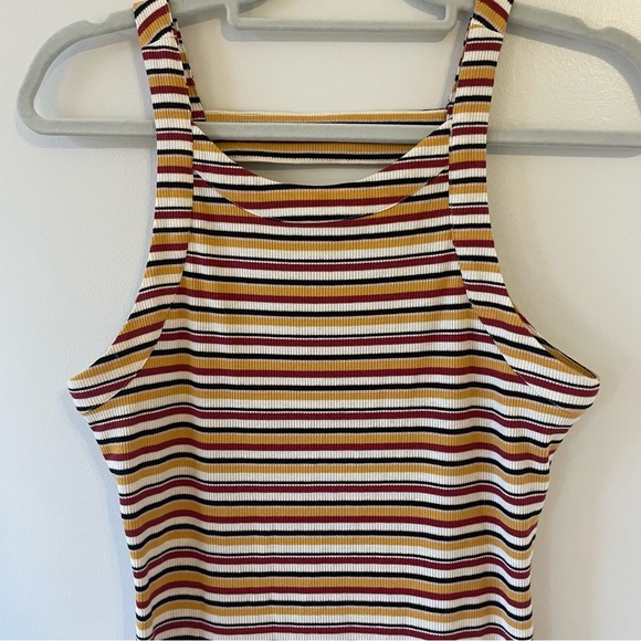 Revolve Brand 1.State Midi Square Neck Dress with Cut Outs on Back - Picture 4 of 8